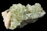 Tabular Apophyllite Crystals & Peach Stilbite - India #135823-2